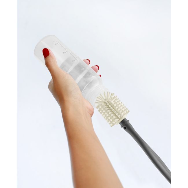 Perie pentru biberon si tetina BabyJem (Culoare: Gri) JEMbj_7234