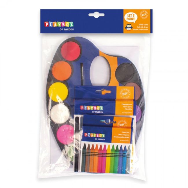 Set acuarele, carioci si creioane colorate starter - okepb2471987