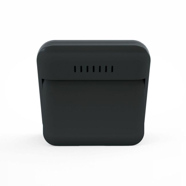 Termometru si higrometru digital de camera, ecran LCD, memorie, suport expandabil cu magnet, negru, AirBi SMILE BI1041
