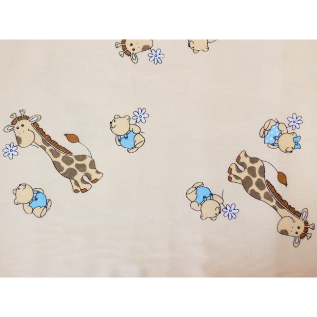 Aparatoare Laterala MyKids Mini Giraffe Crem 140x70 00008174