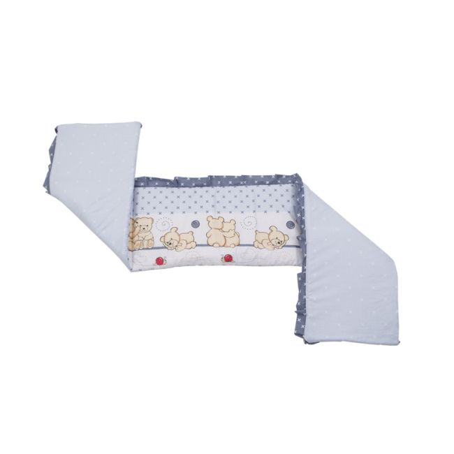 Aparatoare Laterala MyKids Teddy Friends Gri M2 120x60 00008831