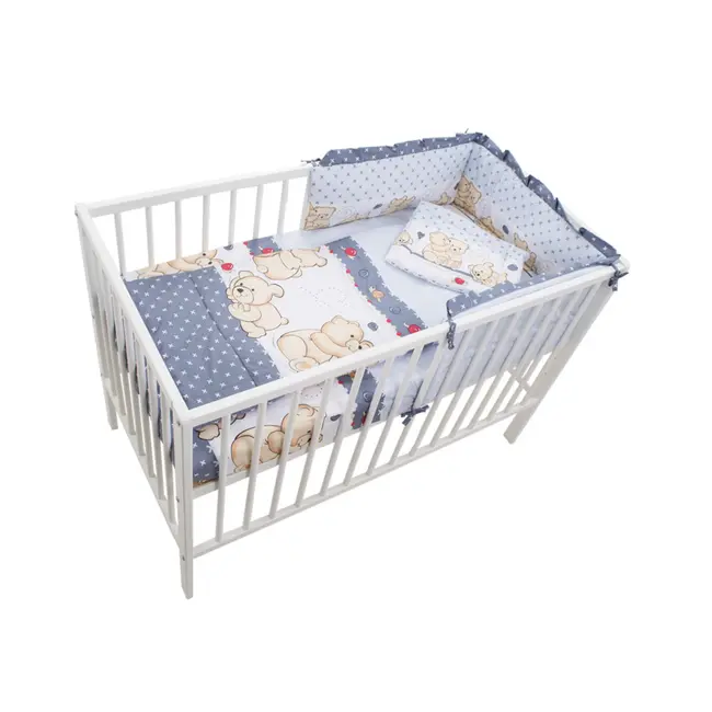 Aparatoare Laterala MyKids Teddy Friends Gri M2 120x60 00008831