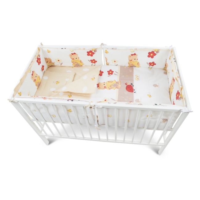 Aparatoare Laterala MyKids Teddy Gradina Maro 120x60 00003818