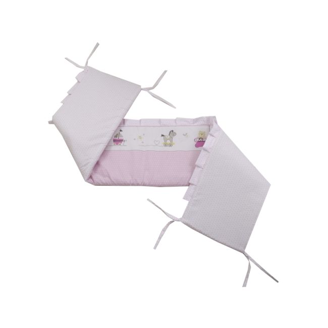 Aparatoare Laterala MyKids Teddy Play Pink M2 140x70 00070343