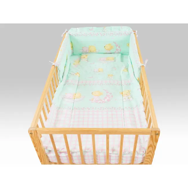 Aparatoare Laterala MyKids Teddy Stelute Turquoise M1 140x70 00005332