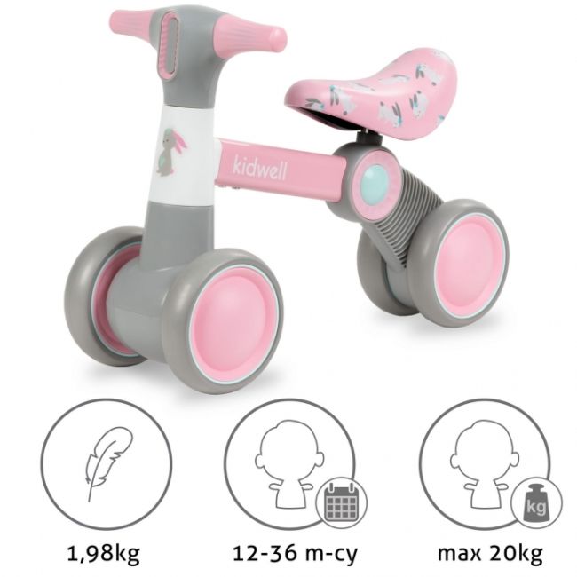 Bicicleta fara pedale kidwell petito bunny edeedijedzpet02a0