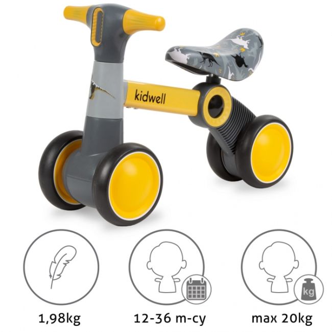 Bicicleta fara pedale kidwell petito dino edeedijedzpet01a0