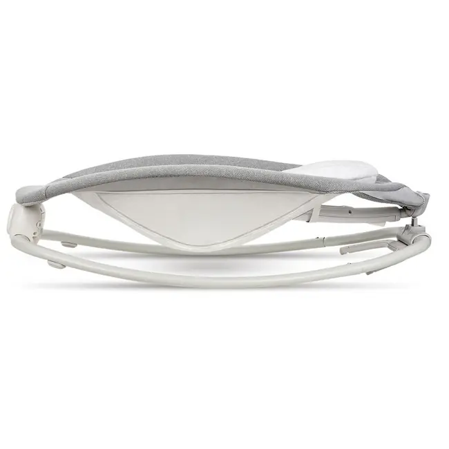 Lionelo - Fotoliu balansoar cu vibratii, Pascal Scandi, Cu 12 melodii linistitoare, Pliabil, 80x49 cm, Gri Deschis BYNLO-PASCAL_GREY_DOVE