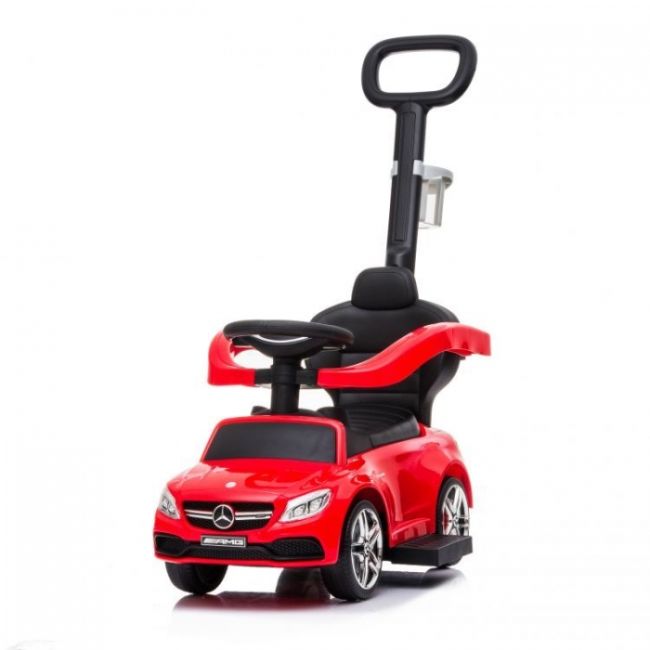 Masinuta de impins cu maner mercedes ecotoys 639 - rosu edeedi639red