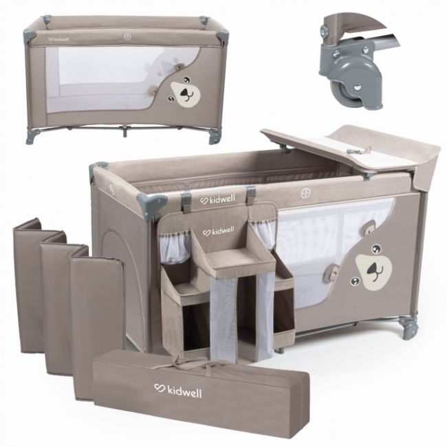 Patut pliabil 3 in 1 kidwell blissy - beige edeedilotubli02a0