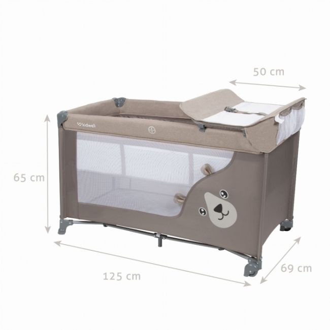 Patut pliabil 3 in 1 kidwell blissy - beige edeedilotubli02a0