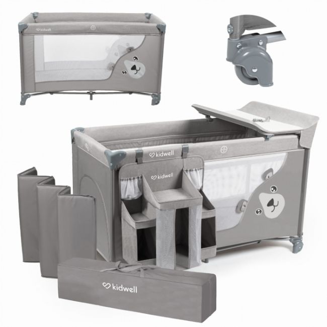 Patut pliabil 3 in 1 kidwell blissy - gray edeedilotubli01a0