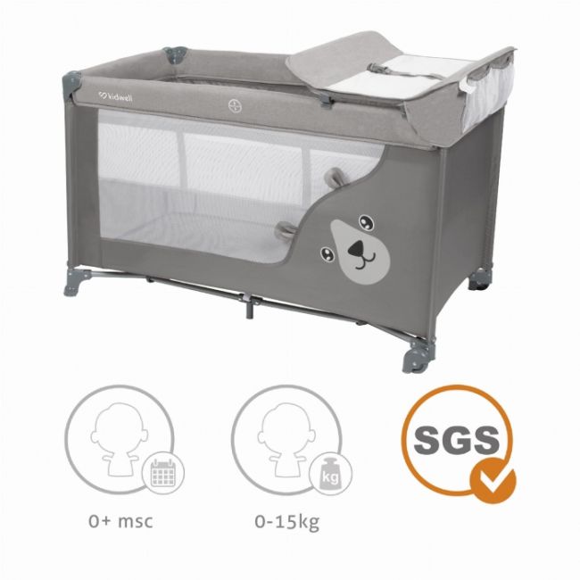 Patut pliabil 3 in 1 kidwell blissy - gray edeedilotubli01a0