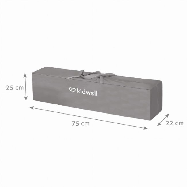 Patut pliabil 3 in 1 kidwell blissy - gray edeedilotubli01a0