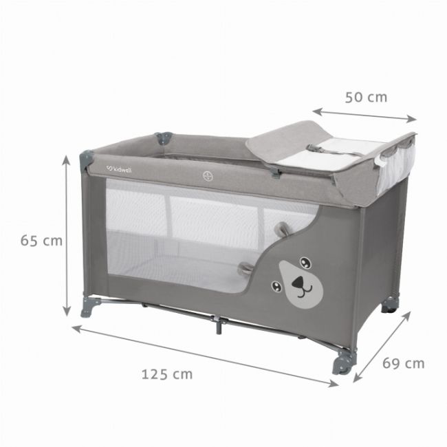 Patut pliabil 3 in 1 kidwell blissy - gray edeedilotubli01a0