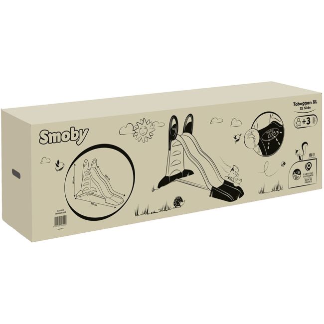 Tobogan smoby xl verde cu albastru hubs7600820302