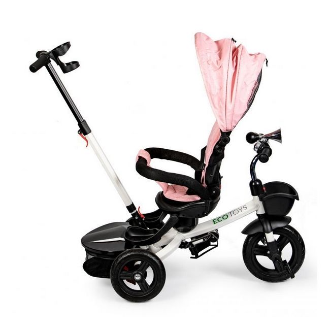 Tricicleta cu sezut reversibil ecotoys jm-311 - roz edeedijm-311pink