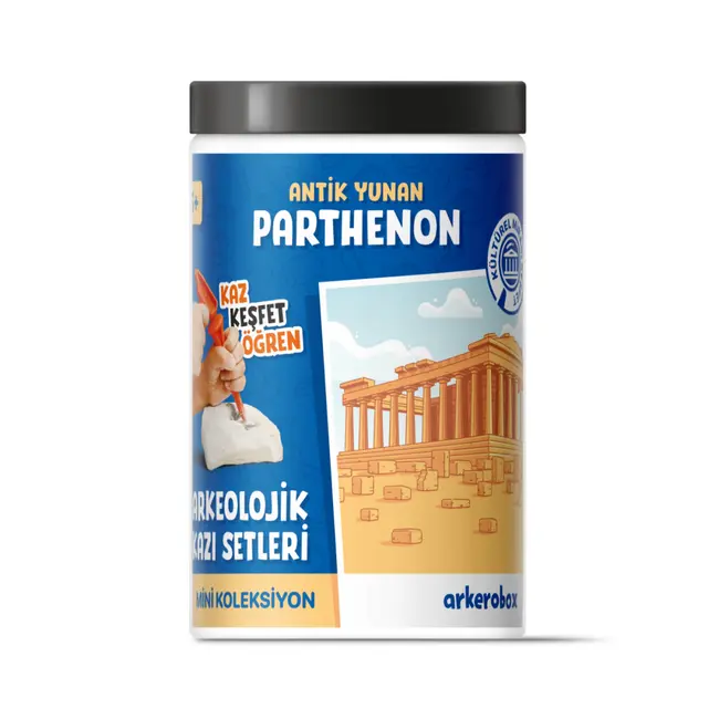 Arkerobox - Mini set arheologic educational si puzzle 3D, Grecia antica, Parthenon JEMARK2599