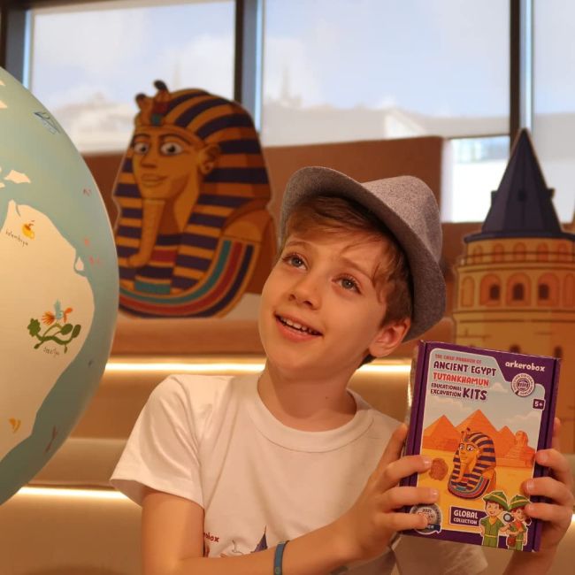 Arkerobox - Set arheologic educational si puzzle 3D, Egiptul Antic, Tutankhamon JEMARK2230
