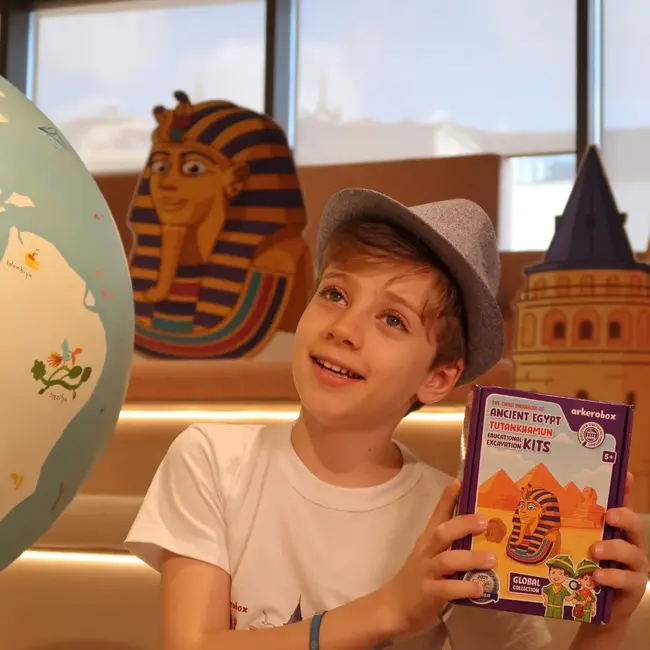 Arkerobox - Set arheologic educational si puzzle 3D, Egiptul Antic, Tutankhamon JEMARK2230