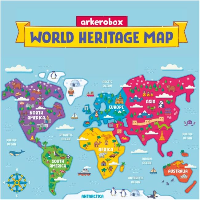 Arkerobox - Set arheologic educational si puzzle 3D, Grecia antica, Parthenon JEMARK2254