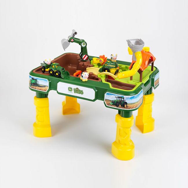 Masuta de joaca cu apa si nisip 2 in 1 - ferma john deere tk3948