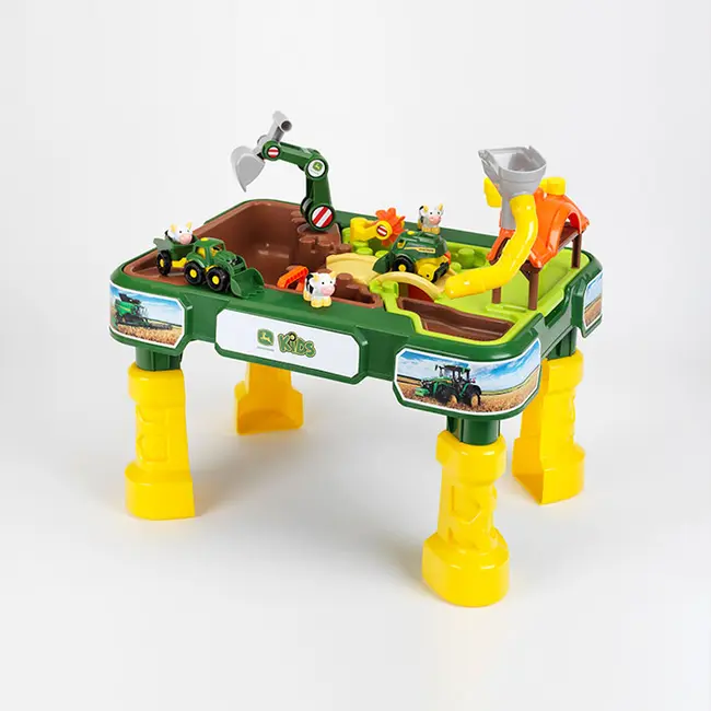Masuta de joaca cu apa si nisip 2 in 1 - ferma&nbsp;john deere tk3948