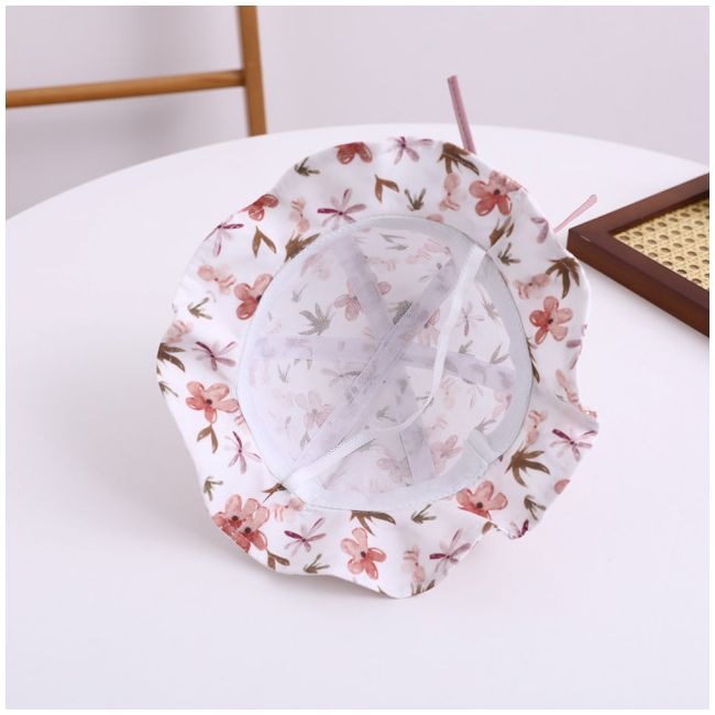 Palariuta pentru fetite - Purple flowers MDHAT385-3-pa02