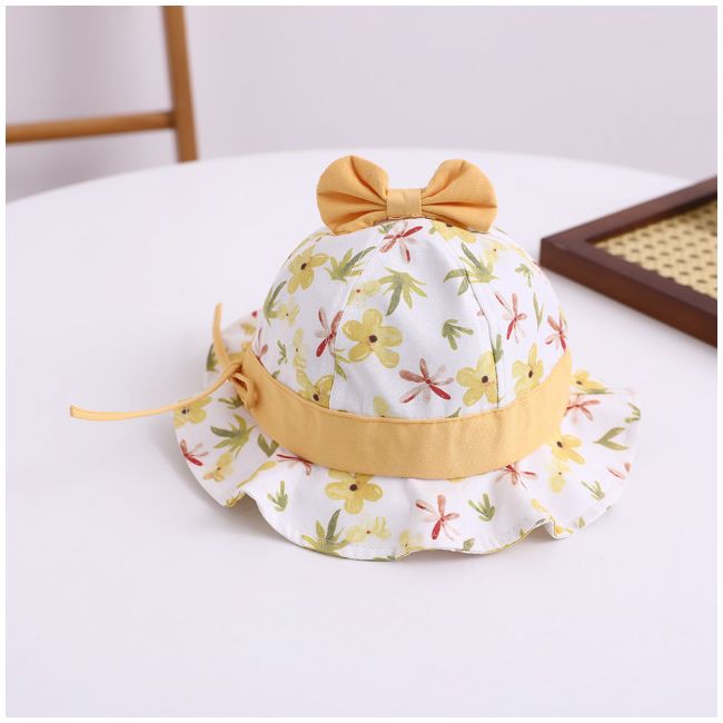 Palariuta pentru fetite - Yellow flowers MDHAT385-pa02