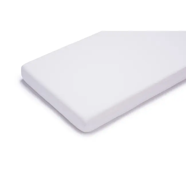 Petite&Mars - Cearceaf cu eleastic, Soft Dream, Din Jersey, Lavabil la masina pana la 40 de garde, 120x60 cm, Alb BYN312910