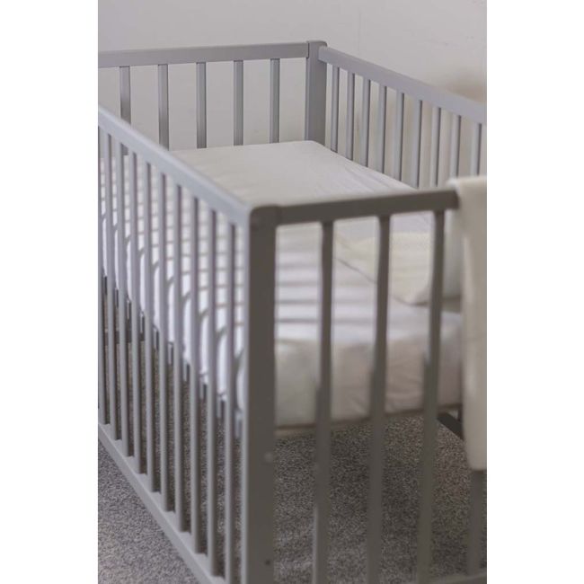 Petite&Mars - Cearceaf impermeabil cu eleastic, Soft Dream Dry, Lavabil la masina pana la 95 de garde, 120x60 cm, Alb BYN313401