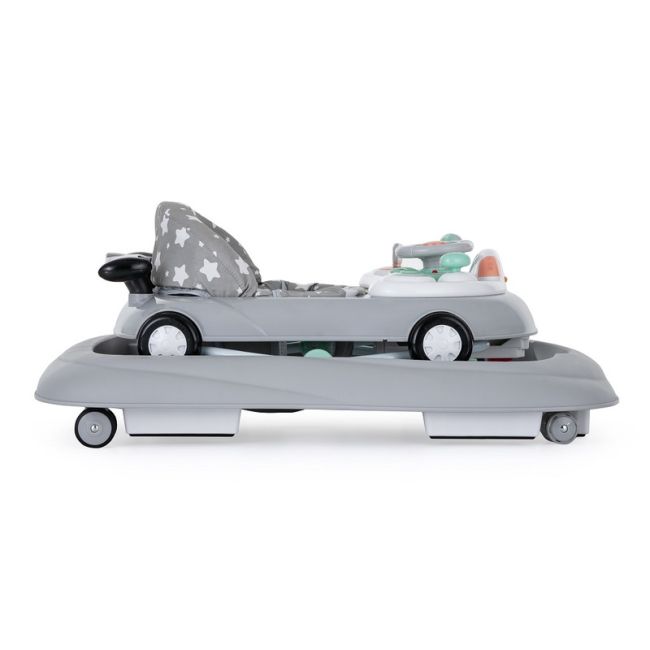 Petite&Mars - Premergator muzical cu panou interactiv si lumini Cabrio, Inaltime reglabila pe 3 pozitii, 6 luni+, Gri BYN857902