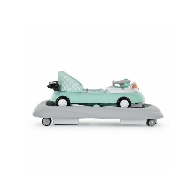 Petite&Mars - Premergator muzical cu panou interactiv si lumini Cabrio, Inaltime reglabila pe 3 pozitii, 6 luni+, Verde BYN857908