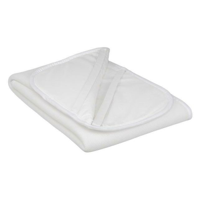 Petite&Mars - Protectie impermeabila pentru saltea, Antitranspiratie, 3 straturi, 120x60 cm, Alb BYN350011