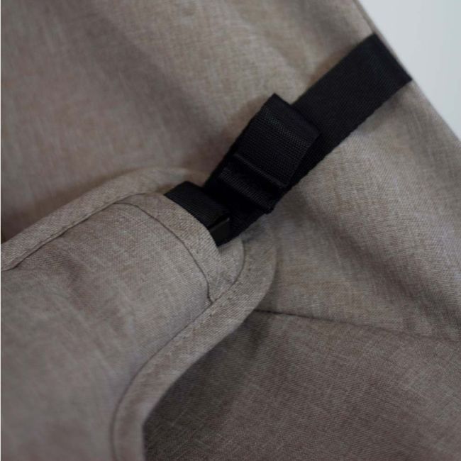 Petite&Mars - Sezlong balansoar, Calmy, Cu centura in 3 puncte, De la nastere pana la 9 kg, Negru BYN915900