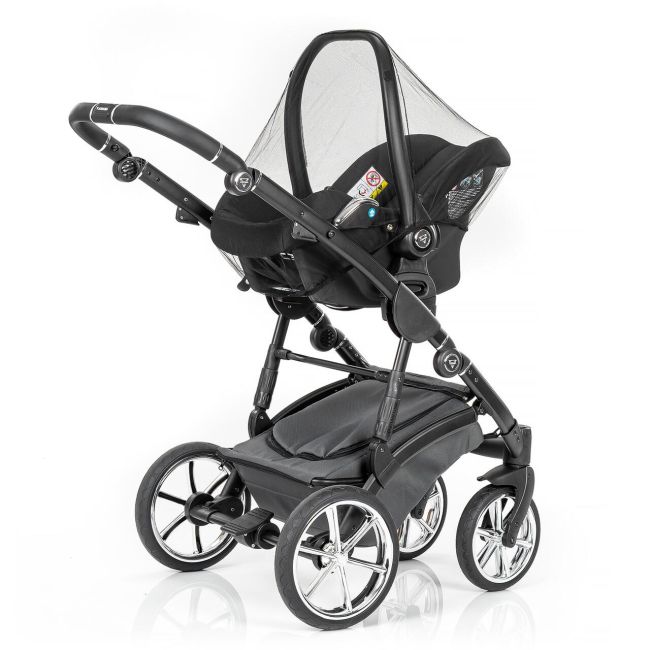 Plasa de insecte pentru scoica si scaun auto bebelusi, protectie tantari, 0+ luni, neagra, Reer BiteSafe 87011