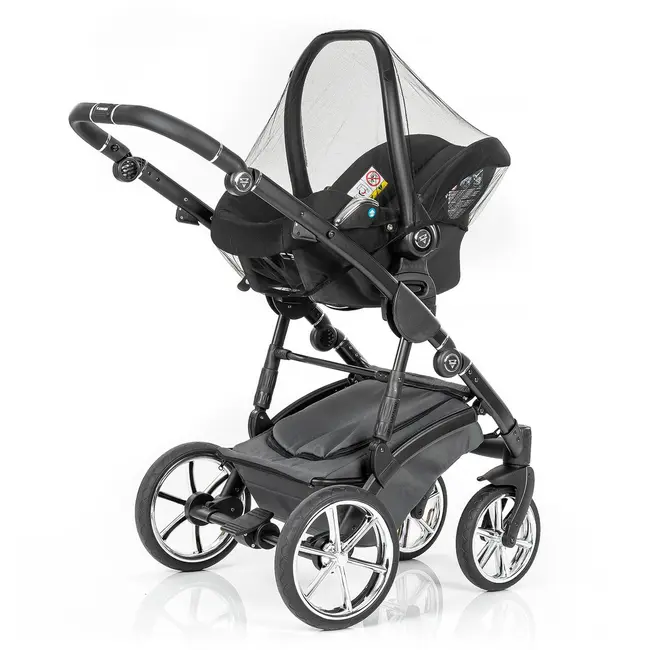 Plasa de insecte pentru scoica si scaun auto bebelusi, protectie tantari, 0+ luni, neagra, Reer BiteSafe 87011