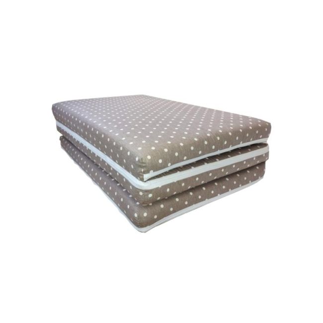 Saltea Pliabila Spuma Poliuretanica 120x60x5 cm - Buline Bej 00086686