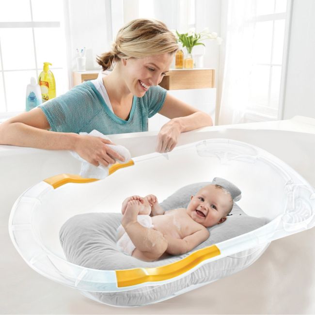 Salteluta suport pentru baita BabyJem (Culoare: Gri) JEMbj_4363