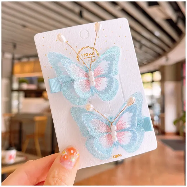 Set 2 clame pentru fetite - Fluturas MBb200