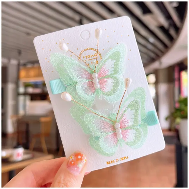 Set 2 clame pentru fetite - Fluturas MBb200