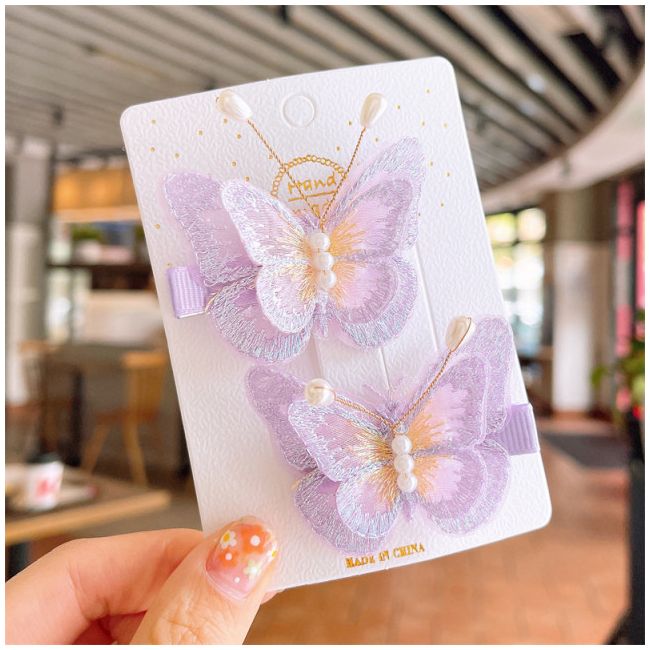 Set 2 clame pentru fetite - Fluturas MBb200