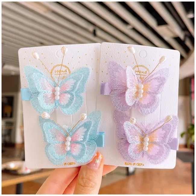 Set 2 clame pentru fetite - Fluturas MBb200