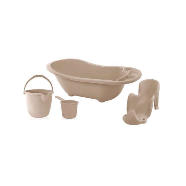 Set de baie pentru bebelusi cu 4 piese, BabyJem (Culoare: Bleumarin) JEMbj_8362
