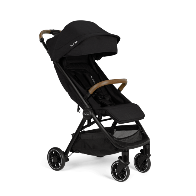 Nuna - carucior ultracompact cu pliere automata trvl caviar bbbst15713cvrgl