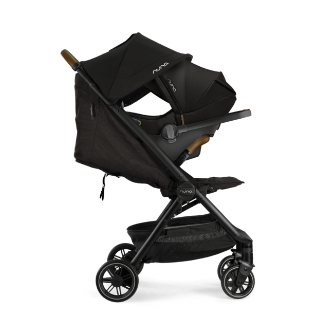 Nuna - carucior ultracompact cu pliere automata trvl caviar bbbst15713cvrgl