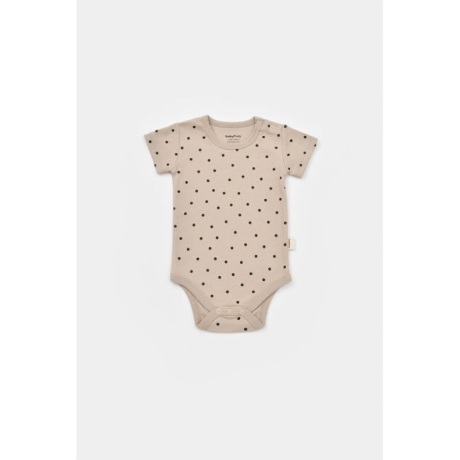 Set 2 body-uri bebe unisex Girafa, Baby Cosy, 100% bumbac organic (Marime: 0-3 Luni) JEMBC-CSY5758-0