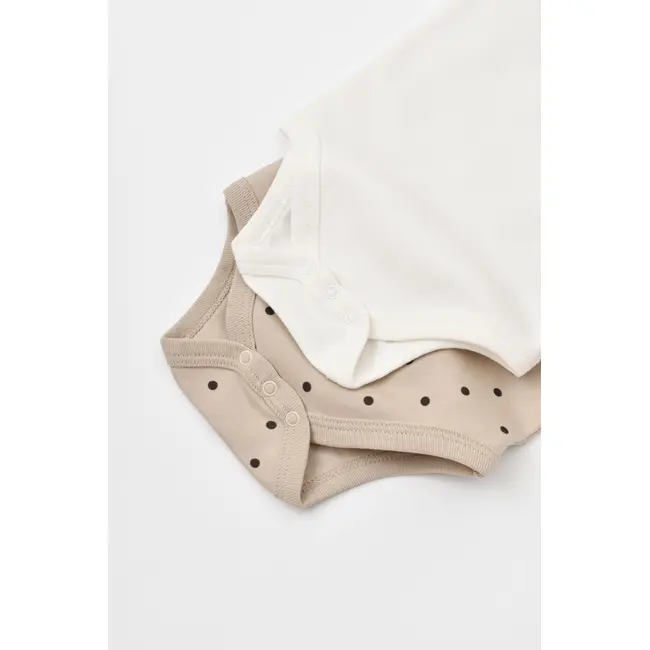 Set 2 body-uri bebe unisex Girafa, Baby Cosy, 100% bumbac organic (Marime: 9-12 luni) JEMBC-CSY5758-9