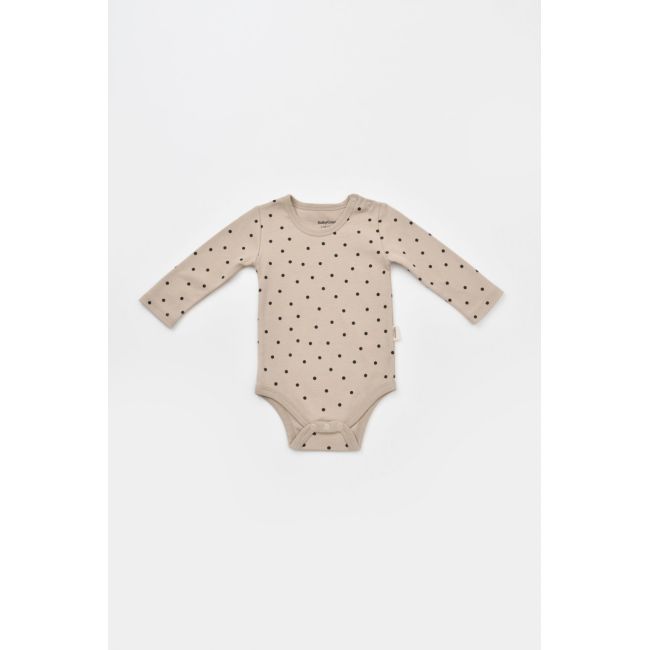 Set 2 body-uri cu maneca lunga bebe unisex Girafa, Baby Cosy, 100% bumbac organic (Marime: 3-6 Luni) JEMBC-CSY5788-3