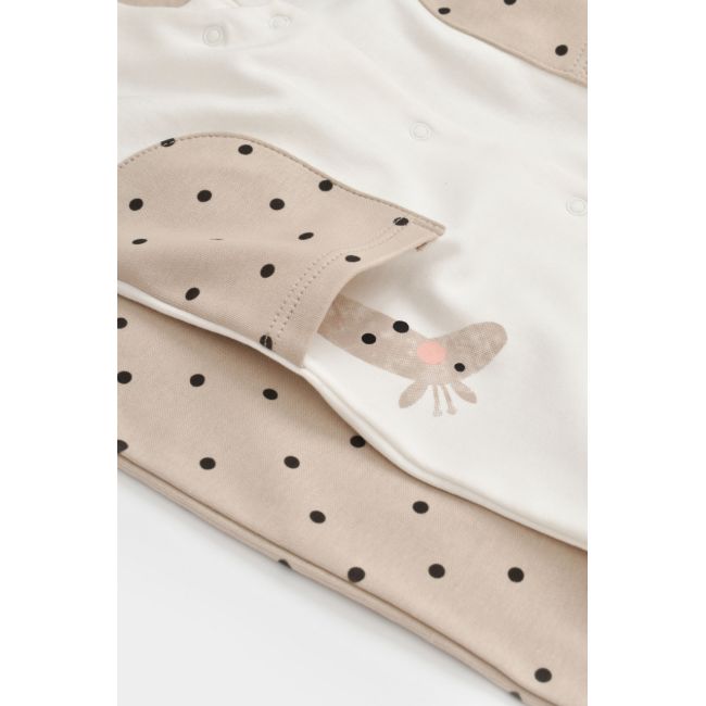 Set 2 salopete cu buzunare Girafa, Baby Cosy, 100% bumbac organic (Marime: 6-9 luni) JEMBC-CSY5819-6